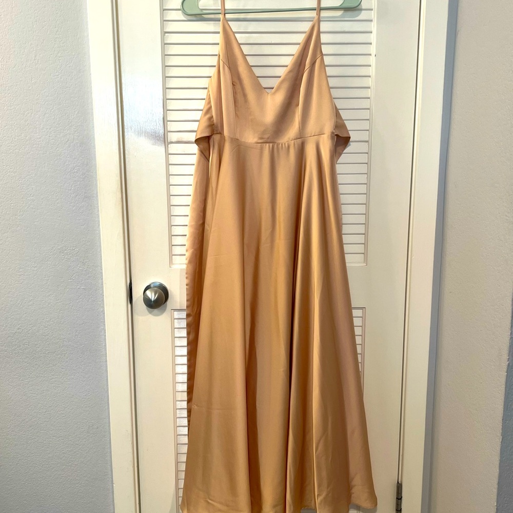 Floor-length A-line dress